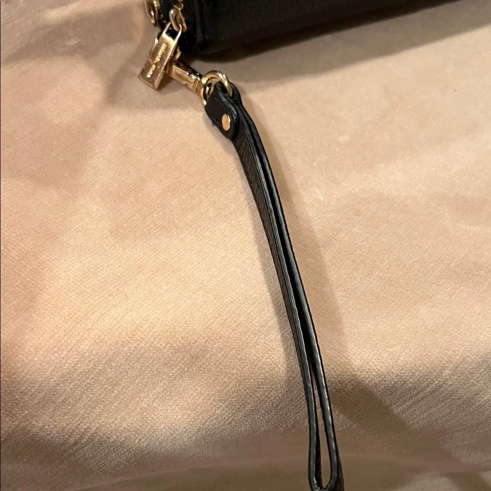 Michael Kors Black Leather Wristlet - Picture 10 of 16